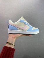 Nike Court Borough Low 低帮百搭透气休闲运动板鞋男女鞋 经典耐用的设计，兼顾舒适脚感和出众风范，演绎匠心之作。结构性的支撑贴合感结合复古篮