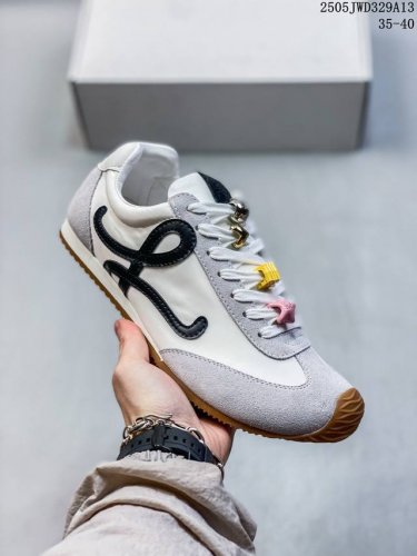 特价福利 罗意威Loewe Ballet Runner Sneakers 芭蕾舞 系列阿甘复古风德训薄底百搭休闲运动鞋 市面最高性价比 实体平台跑量 主打推荐好