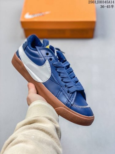 130 真标Nk Blazer Low‘77 Jumbo 经典百搭低帮开拓者休闲运动板鞋 尺码：见图 编码：03Jdd345A14