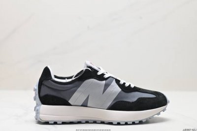 公司级new Balance Ms327 复古休闲运动慢跑鞋 完美细节 #全新 New Balance 327 系列 以更纯粹的复古风格设计打造的全新造型 侧身