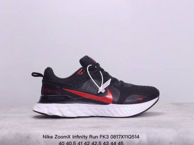 公司级真标带半码！ 耐克 Nike Zoomx Infinity Run Fk3 瑞亚 全新编织面专业缓震跑鞋 鞋款缓震系统的设计理念借鉴了react Infi
