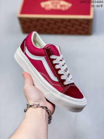 万斯 Vans 小头 短头 版本 权志龙 酒红og Style 36 权志龙 低帮复古硫化帆布板鞋 此次带来鞋款以style36鞋身为酒红鞋舌白色点缀 上脚高级 - 点击图像关闭