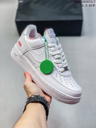 公司带半码 耐克Nike Air Force 1 07 空军一号低帮百搭休闲运动板鞋 柔软 弹性十足的缓震性能和出色的中底设计 横跨复古与现代的外结合 造就出风