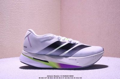 公司级Ad Adizero Boston 13 夏季透气网眼竞速跑鞋 Js4939 融合Lightstrike和Lightstrike pro技术 采用乙烯 乙
