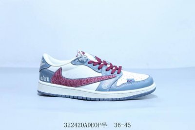 310 乔丹Air Jordan 1 Low Aj1 乔1低帮复古文化休闲运动篮球鞋倒勾 货号 Xs2024-009 322420Adeop半 36-45