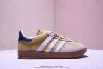 Adidas Originals Gazelle Indoor 舒适 防滑 低帮 生活休闲鞋 男女同款 黄色 Xm0426Q222
