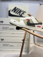 海外爆款限量发售！公司级 Nike Sb Dunk Low“Supreme联名” 周年高端定制 低帮休闲板鞋 定制鞋盒 大厂纯原品质出货 超高清洁度 皮料切割干