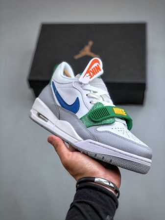 air Jordan Legacy 312 白灰绿 乔丹篮球鞋系列 号称 “最强三合一” 的 Jordan Legacy 312，自然有着杂交结合的设计，它的名 - 点击图像关闭