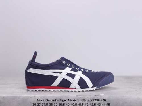 Asics 亚瑟士 男女鞋真标半码制 日产经典老牌-鬼塚虎 Onitsuka Tiger Mexico 66经典墨西哥系列复古经典百搭板鞋休闲运动鞋慢跑鞋 采用