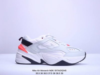 公司级！耐克nike Air Monarch M2K 经典复古老爹鞋 夸张流线极符 风靡老爹元素 外形延续当下潮流得未来感老爹鞋 设计干净！ 尺码：36 36.