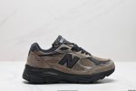 公司级jjjjound X New Balance Nb 990V3复古网面 织物猪皮 低帮 休闲跑步鞋 货号:W990Kt3 尺码:36 37 37.5 38