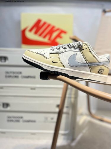 nike Sb Dunk Low“斯图西 联名” 周年高端定制 低帮休闲板鞋 定制鞋盒 大厂纯原品质出货 超高清洁度 皮料切割干净无任何毛边 细节完美Bz 1