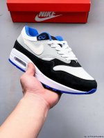 顶级纯原版本 头层皮打造市面最强工艺 耐克 Nike Nike Air Max 1 87 限定配色 气垫缓震跑步鞋 0407160H36