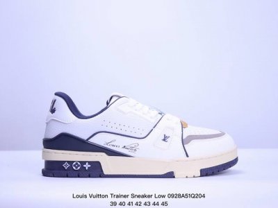 全新lv路易威登louis Vuitton Trainer Sneaker Low休闲运动文化百搭板鞋 ！ Xm0928Q204