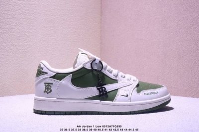 海外爆款限量发售！公司级 Travis Scott X Fragment Design X Jordan Air Jordan 1 Low Og Sp 巴宝莉联