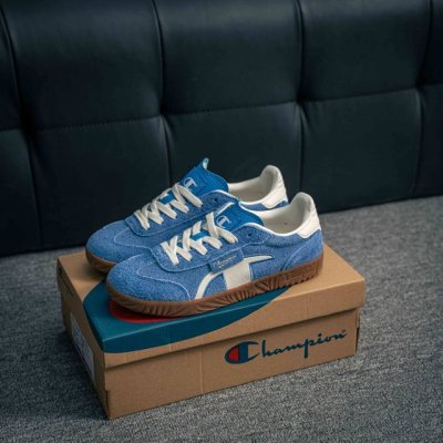 核心私 champion 冠军 男鞋原楦原纸版开发 采用荔枝纹纤维革组合环保透气革鞋面材质 内嵌环保海玻璃Eva鞋垫 外置耐磨橡胶大底 美国经典休闲运动老牌 冠
