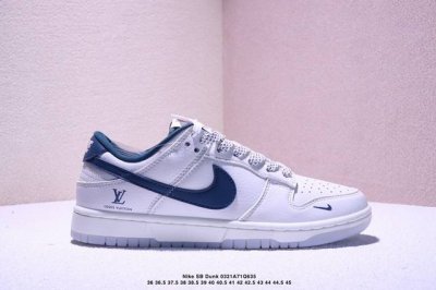 220 海外爆款限量发售！公司级 Nike Sb Dunk Low“Lv联名——米蓝勾” 周年高端定制 低帮休闲板鞋 定制鞋盒 大厂纯原品质出货 超高清洁度 皮
