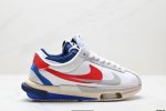 公司级Nike Air Zoom Cortez Sp Og Royal Fuchsia 华夫4.0系列解构厚底休闲运动慢跑鞋 采用了解构破坏的设计 延用了一贯经
