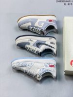 海外限量发售！公司级Nike Air Force 7 Low “Supreme联名 亮灰生胶”空军一号 低帮 运动鞋 休闲鞋 折边针车 工艺难度大 原楦头原纸板