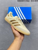 公司级阿迪达斯三叶草Adidas Originals Samba Messi 桑巴舞系列绅士德训足球风百搭低帮休闲运动板鞋 货号:Ji3185 尺码:35.5