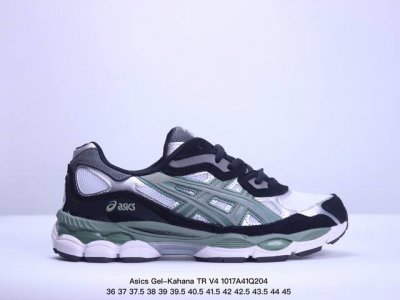 Asics 亚瑟士 公司级 Gel-Kahana Tr V4系 男女鞋真标半码制，升级原楦原纸版开发版型，采用环保太空合成革配合透气网眼布鞋面材质，全新轻量ev
