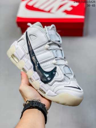 耐克蓝球鞋nike Wmns Air More Uptempo Gs”Barely Green0“皮蓬初代系列经典高街百搭休闲运动文化篮球鞋 尺码：36-45 - 点击图像关闭