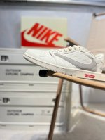 230 公司级头层皮斯图西 X 乔丹Air Jordan 1 Low Aj1低帮系列篮球鞋 官方同步配色 原装级产物 #拒绝公底 立体鞋型 细节完美 高清洁度S