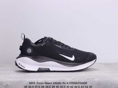 公司级nike Zoom React Infinity Rn 4 Gtx马拉松机能风格运动鞋 实拍首发 #鞋款搭载柔软泡绵，在运动中为你塑就缓震脚感。设计灵感源