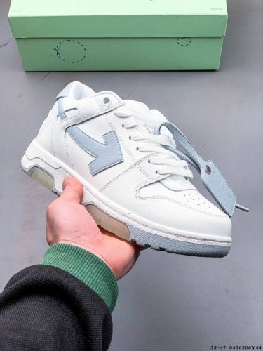 新品上架 Off-White Out Of Office 低帮时尚板鞋 杨幂同款 原厂原档案开发，原盒原标，原厂头层皮料，官方原版设计，做工细节全方位对比原鞋