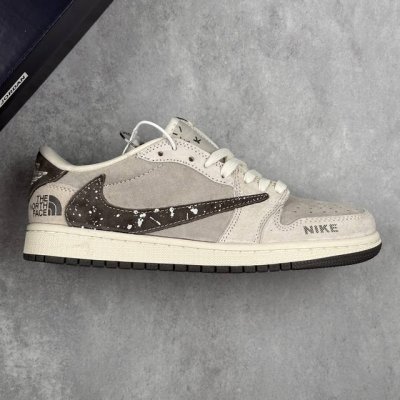 本地360 核心私 Travis Scott X Fragment Design X Jordan Air Jordan 1 Low Og Sp 乔1北面联名