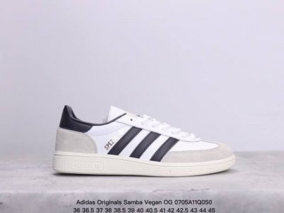 真标阿迪达斯三叶草adidas Originals Samba Vegan Og”Spd”桑巴舞系列绅士德训足球风百搭低帮休闲运动板鞋 尺码:36 36.5 3