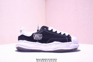 余文乐挚爱单品 复古溶解风 日本概念时装设计师三原康裕品牌Mmy Maison Mihara Yasuhiro Original Sole Canvas Low