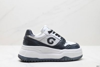 公司级Gg-Cc 赛博做旧脏脏鞋 城市特工 鞠婧祎上脚同款 厚底小白鞋 时髦Look轻松定格 不费力展现率性氛围 原版正确大底 高档银盒 全套包装 赛博做旧工艺