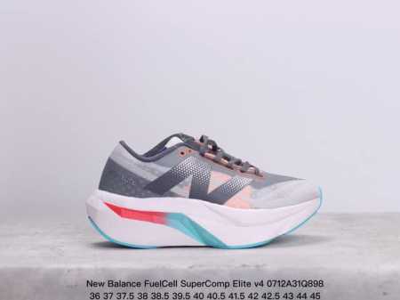 公司级new Balance Fuelcell Supercomp Elite V4 运动舒适耐磨 低帮休闲跑步鞋 男款 新款的elite V4，在鞋面和鞋底都 - 点击图像关闭