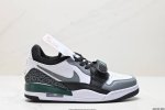 公司级三合一最强合体，多种新配色回归耐克nike Air Jordan Legacy 312 Low”White Grey Fog Blue Red“乔丹最强三