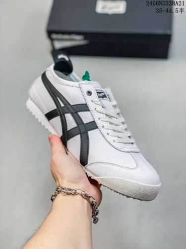 真标 Asics 亚瑟士 男女鞋真标半码制 日产经典老牌-鬼塚虎 Onitsuka Tiger Mexico 66经典墨西哥系列复古经典百搭板鞋休闲运动鞋慢跑鞋