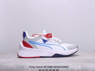 puma Suede Bz Emb 2024 彪马 防滑耐磨低帮德训板鞋 孔眼底座和脚趾凸起由猪八革材料制成 支持侧踏时的踏步工作 即使在健身房等使用环境中也能