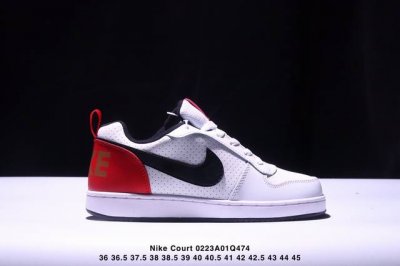 真标耐克Nike Court Borough Low Bg低帮百搭透气休闲运动板鞋 货号:Aq1779- 尺码:36 36.5 37.5 38 38.5 39
