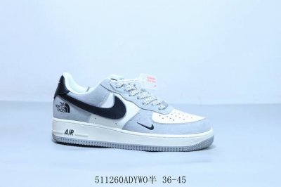 nike Air Force 1 Af1耐克 北面 低帮 空军一号休闲板鞋 511260Adywo半 36-45