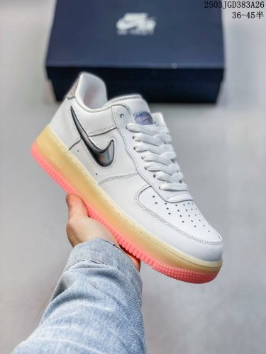 160 公司级带半码 af1耐克 Nike Air Force 1 ‘07 Low 空军一号 厚底增高百搭运动板鞋 原楦头原纸板 打造纯正空军版型，专注外贸渠道