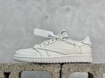 Travis Scott X Air Jordan Low Og Sp Aj1 乔1 Ts联名倒钩低帮 亲友限定 纯白 Td1228-111 尺码：36 36.