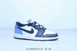乔丹Air Jordan 1 Low Aj1 乔1低帮复古文化休闲运动篮球鞋 白蓝 货号 Cz0790-400 512580Adiyu半 36-46