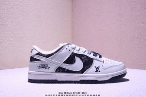 海外爆款限量发售！公司级 Nike Sb Dunk Low“ 斯图西联名 白灰双勾” 周年高端定制 低帮休闲板鞋 定制鞋盒 大厂纯原品质出货 超高清洁度 皮料切