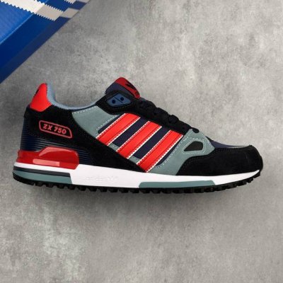 本地180 核心私 阿迪达斯三叶草Adidas Originals Zx 750经典复古休闲百搭运动慢跑鞋 原楦原档案纸版开发楦型，采用猪巴革鞋面 类型：男女鞋