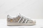 公司级Adidas Originals Superstar 阿迪达斯 三叶草 贝壳头 Diy 系列低帮经典百搭休闲运动板鞋 原装头层材料 用料绝不含糊 独家版型
