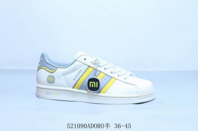 阿迪达斯Adidas Originals Superstar防滑耐磨轻便透气 低帮 贝壳头板鞋 小米 Xs0014 5 90Adoro半 36-45