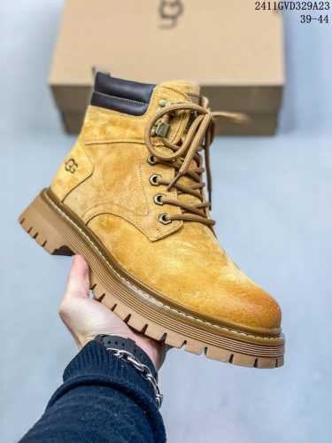 Ugg 2024秋冬新品 毛绒一体内里保暖锁热 秋冬必备 户外中帮休闲马丁靴雪地靴系列 广东大厂品质 24Ss秋冬新款 时尚潮流搭配 面料釆用意大利进口磨砂牛皮