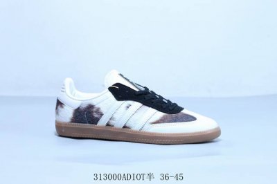 阿迪达斯三叶草Adidas Originals Samba Vegan Og”Spd“桑巴舞系列绅士德训足球风百搭低帮休闲运动板鞋 长毛 货号 Ji2731 3
