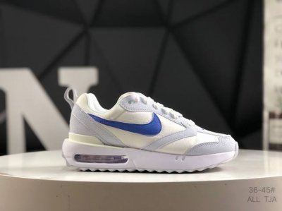 原150降130 公司级带半码 耐克 Nk Air Max Dawn 黎明系列低帮气垫百搭休闲运动慢跑鞋 采用柔软翻毛皮和透气梭织材料打造利落鞋面，中底和鞋跟融