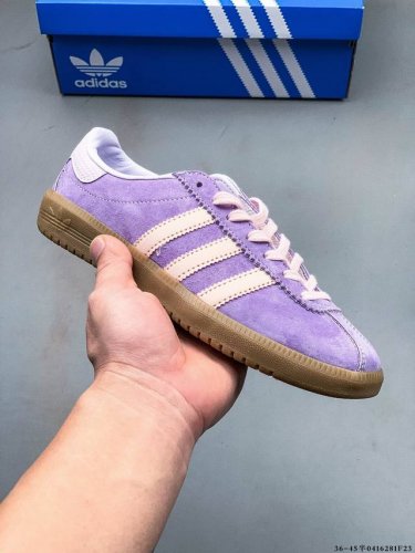 阿迪达斯三叶草Adidas Bermuda 猪巴革复古百搭休闲板鞋 0416281F23